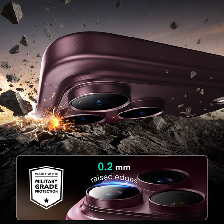 Folie de protectie ESR Armorite Pro compatibil cu iPhone 18 Pro, Bordo