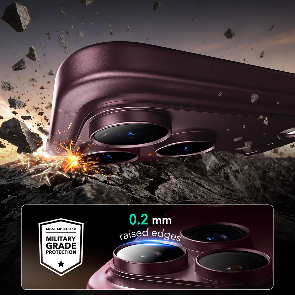 Folie de protectie ESR Armorite Pro compatibil cu iPhone 18 Pro Max, Bordo