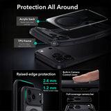 Husa de protectie ESR compatibil cu iPhone 18 Pro, Negru/Transparent