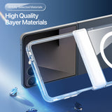 Husa de protectie Dux Ducis Clin Magnetic Series compatibil cu Samsung Galaxy Z Flip8, Transparent