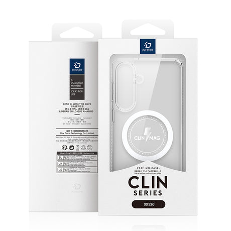 Husa de protectie Dux Ducis Clin Magnetic Series compatibil cu Samsung Galaxy S26, Transparent