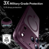 Husa de protectie ESR compatibil cu iPhone 17 Pro Max / iPhone 18 Pro Max, Bordo