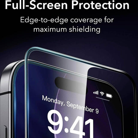 Folie de protectie ESR Armorite compatibil cu iPhone 17 Pro Max / iPhone 18 Pro Max, Negru