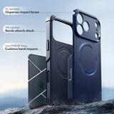 Husa de protectie ESR Cyber Halolock compatibil cu iPhone 17 Pro / iPhone 18 Pro, Albastru
