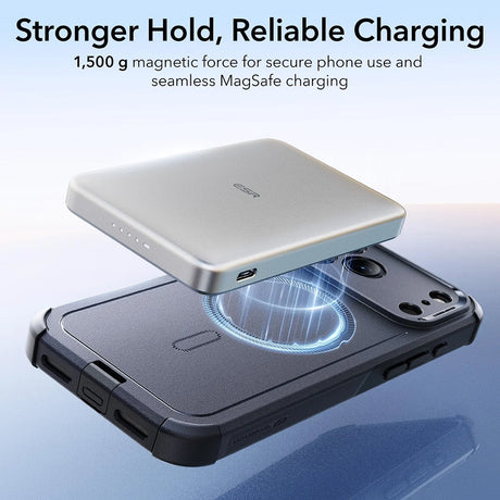 Husa de protectie ESR Cyber Halolock compatibil cu iPhone 17 Pro Max / iPhone 18 Pro Max, Negru