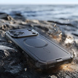 Husa de protectie ESR Cyber Halolock compatibil cu iPhone 17 Pro Max / iPhone 18 Pro Max, Negru