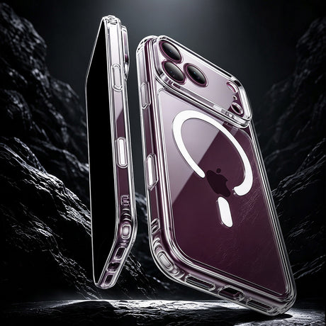 Husa de protectie ESR Classic Hybrid HaloLock compatibil cu iPhone 17 Pro Max / iPhone 18 Pro Max, Transparent