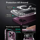 Husa de protectie ESR Classic Hybrid HaloLock compatibil cu iPhone 17 Pro Max / iPhone 18 Pro Max, Transparent