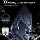 Husa de protectie ESR Classic Hybrid compatibil cu iPhone 18 Pro, Albastru