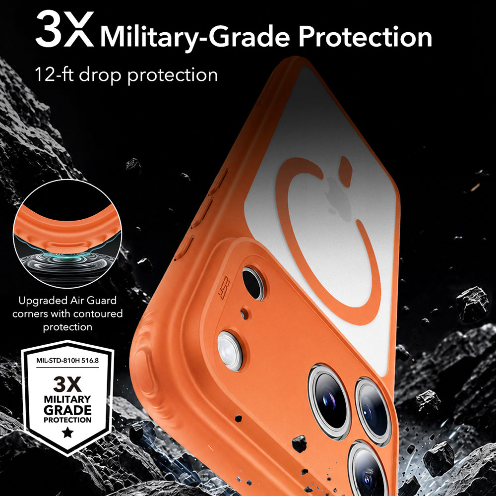 Husa de protectie ESR compatibil cu iPhone 17 Pro Max / iPhone 18 Pro Max, Portocaliu