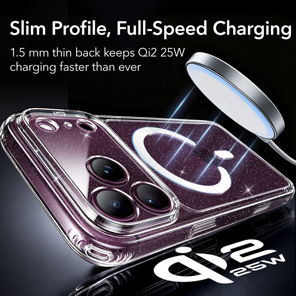 Husa de protectie ESR Classic Hybrid HaloLock compatibil cu iPhone 17 Pro Max / iPhone 18 Pro Max, Transparent