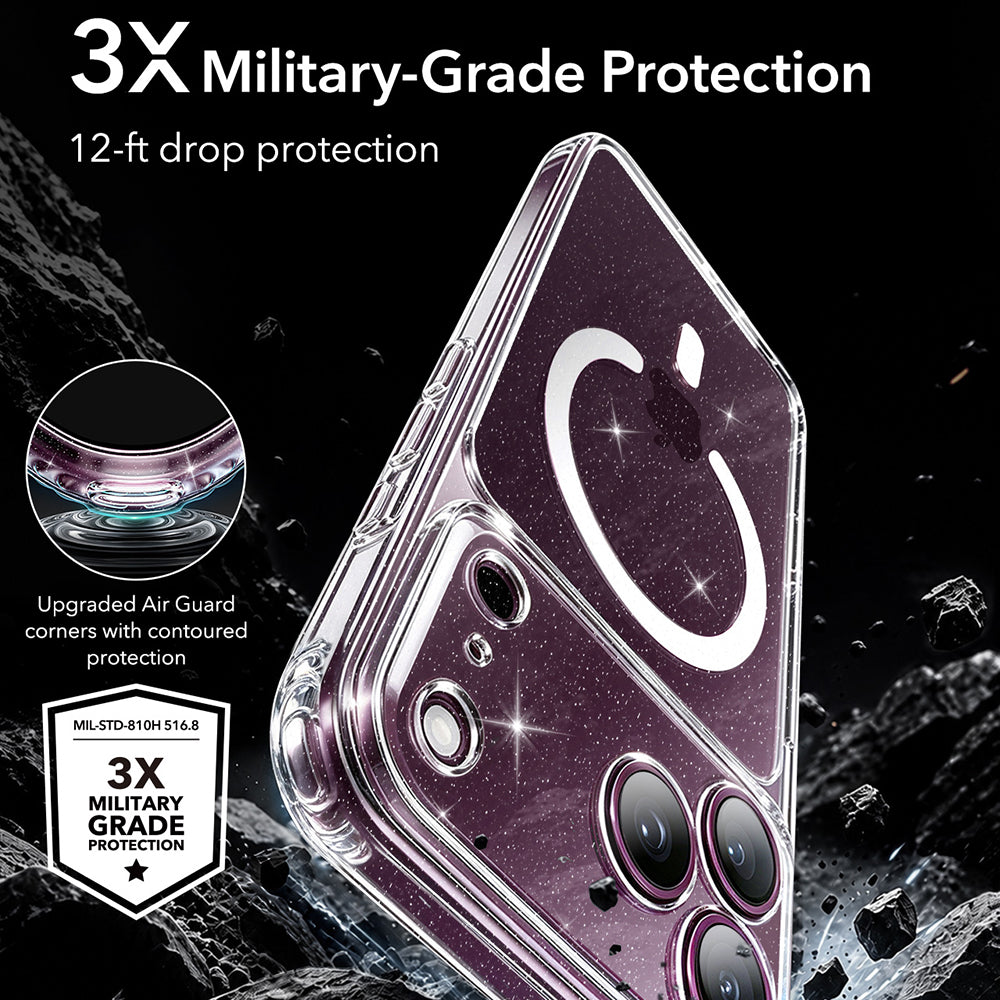 Husa de protectie ESR Classic Hybrid HaloLock compatibil cu iPhone 17 Pro Max / iPhone 18 Pro Max, Transparent