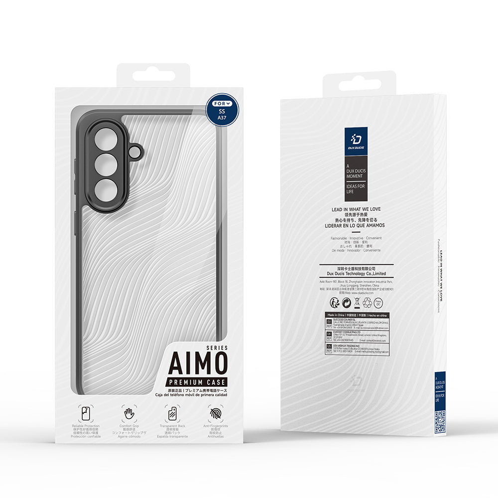 Husa de protectie Dux Ducis Aimo compatibil cu Samsung Galaxy A37 5G, Negru