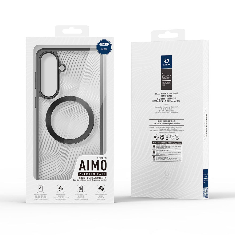 Husa de protectie Dux Ducis Aimo MagSafe compatibil cu Samsung Galaxy S26, Negru