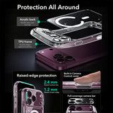 Husa de protectie ESR Classic Hybrid compatibil cu iPhone 18 Pro, Transparent