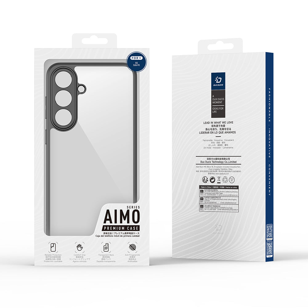 Husa de protectie Dux Ducis Aimo compatibil cu Samsung Galaxy S26 FE, Negru