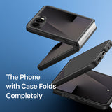 Husa de protectie Dux Ducis Aimo compatibil cu Samsung Galaxy Z Flip8, Negru