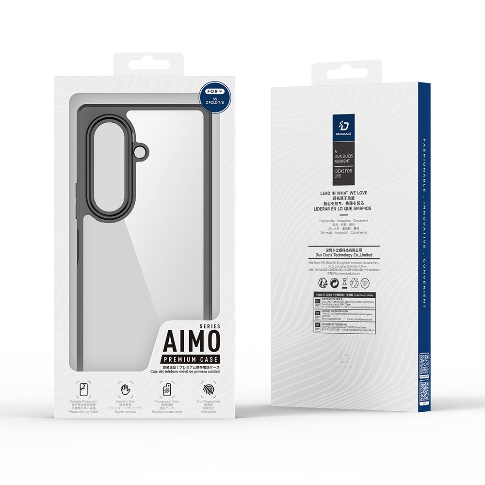 Husa de protectie Dux Ducis Aimo compatibil cu Samsung Galaxy Z Fold8 Ultra, Negru