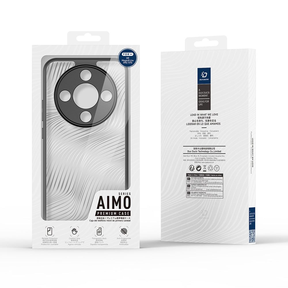 Husa de protectie Dux Ducis Aimo Series compatibil cu Honor Magic8 Lite, Negru