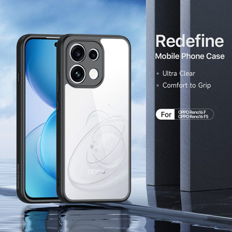 Husa de protectie Dux Ducis Aimo Series compatibil cu Oppo Reno16 F / Reno16 FS, Negru