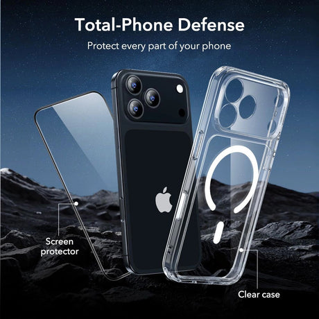 Husa de protectie ESR Classic Hybrid compatibil cu iPhone 17 Pro Max / iPhone 18 Pro Max, Transparent