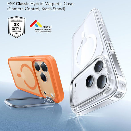 Husa de protectie ESR compatibil cu iPhone 17 Pro Max / iPhone 18 Pro Max, Portocaliu
