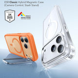Husa de protectie ESR Classic Hybrid compatibil cu iPhone 17 Pro / iPhone 18 Pro, Portocaliu