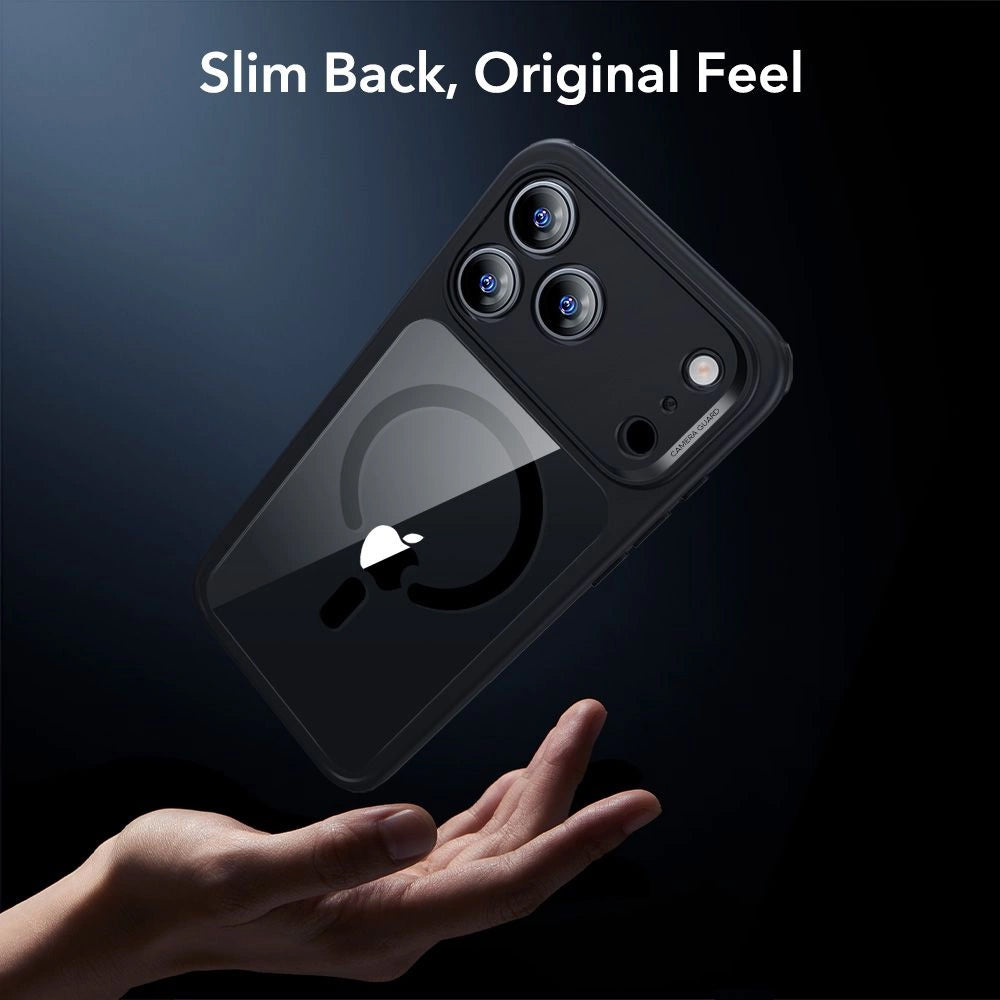 Husa de protectie ESR Classic Hybrid compatibil cu iPhone 17 Pro / iPhone 18 Pro, Negru Transparent