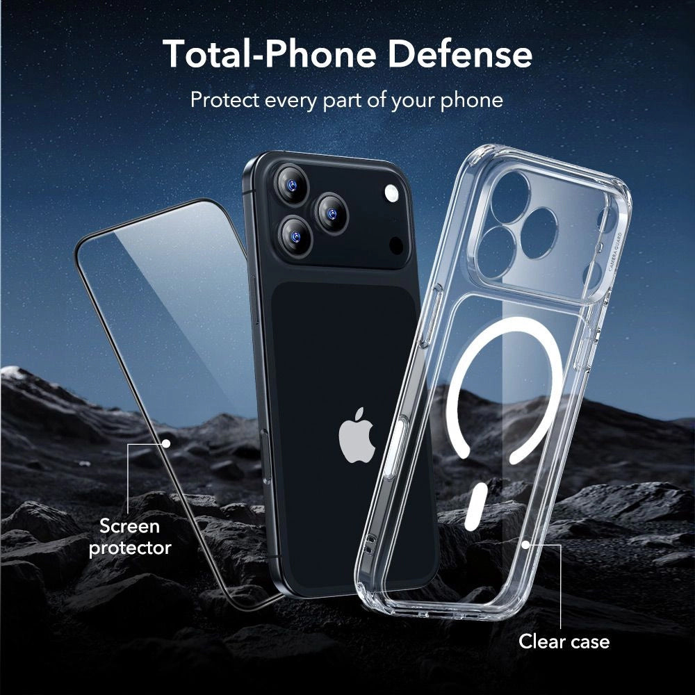 Husa de protectie ESR Classic Hybrid compatibil cu iPhone 17 Pro / iPhone 18 Pro, Transparent