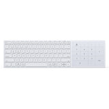 Tastatura Dux Ducis (LK Series), Wireless Bluetooth 5.0, Alb