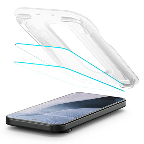 Folie de protectie Spigen Glas.tR EZ-FIT Pro compatibil cu Google Pixel 11 / Pixel 11 Pro, Transparent