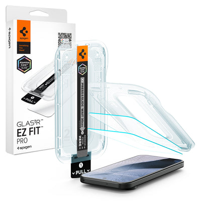 Folie de protectie Spigen Glas.tR EZ-FIT Pro compatibil cu Google Pixel 11 / Pixel 11 Pro, Transparent