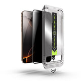 Folie de protectie Techsuit TitanGlass FullCover compatibil cu iPhone 18 Pro, Privacy