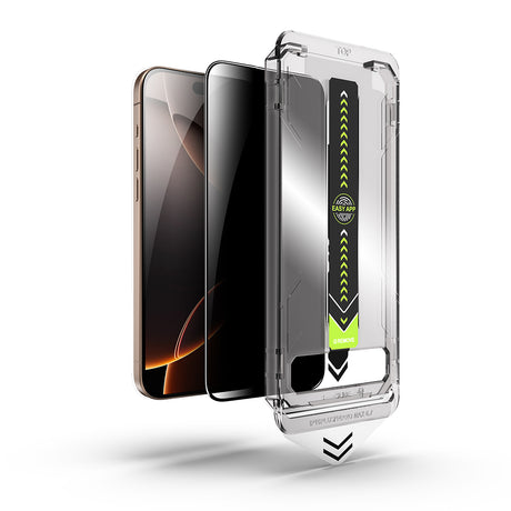 Folie de protectie Techsuit TitanGlass FullCover compatibil cu iPhone 18 Pro, Privacy