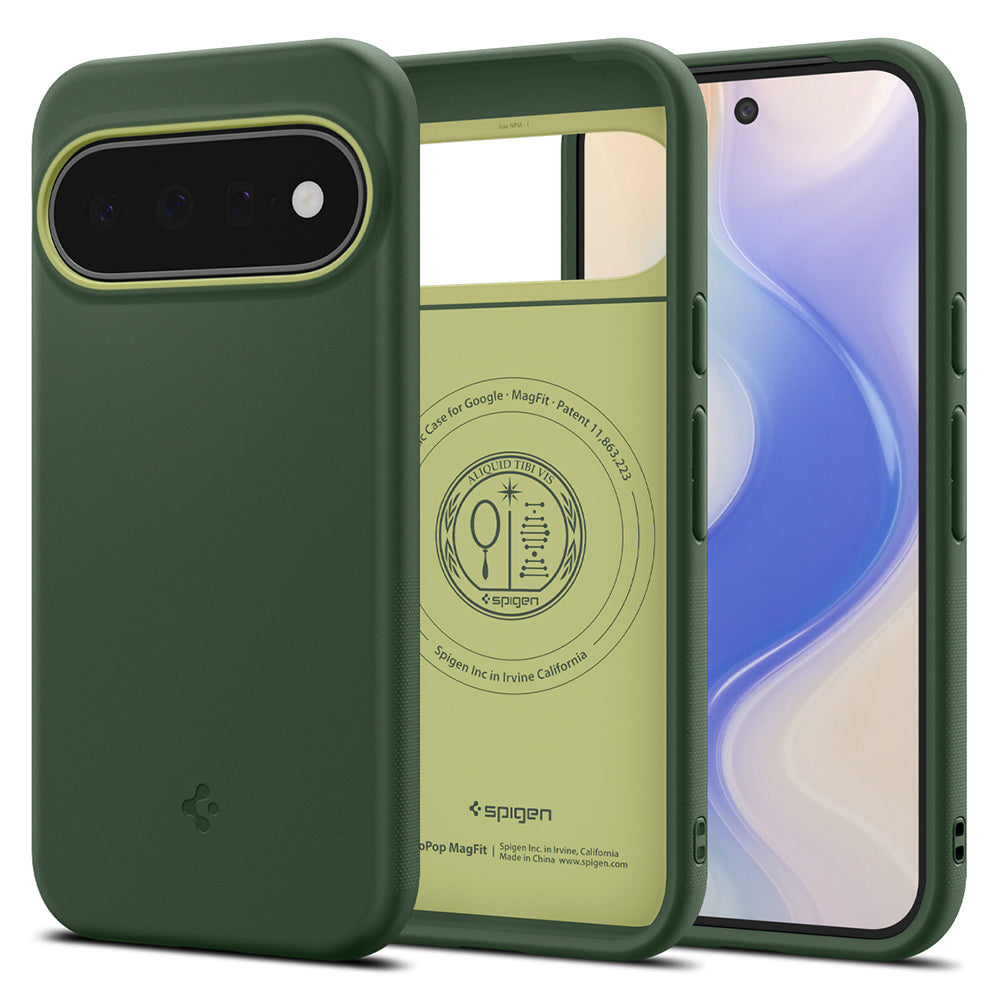 Husa de protectie Spigen Caseology Nano Pop compatibil cu Google Pixel 11, Verde