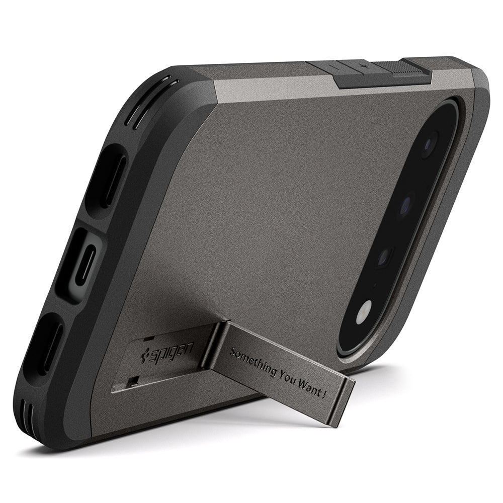 Husa de protectie Spigen Tough Armor compatibil cu Google Pixel 11, Gri
