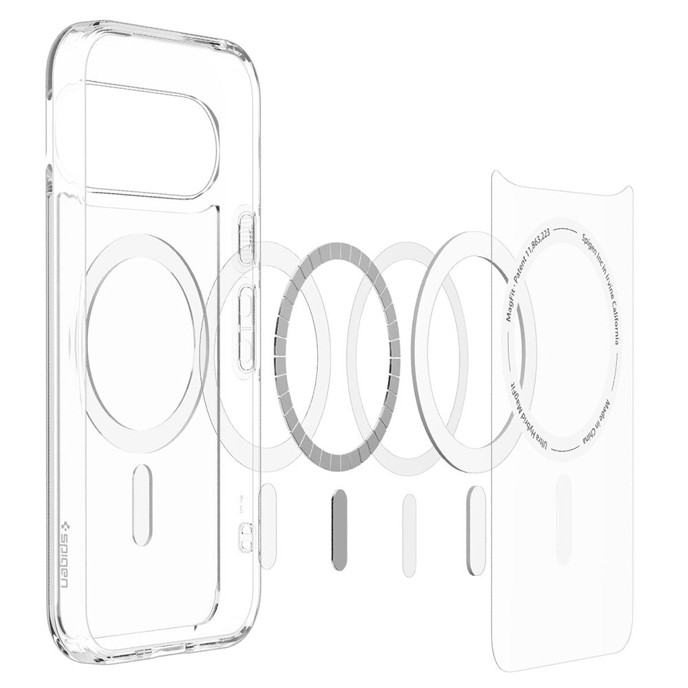 Husa de protectie Spigen Ultra Hybrid compatibil cu Google Pixel 11, Alb