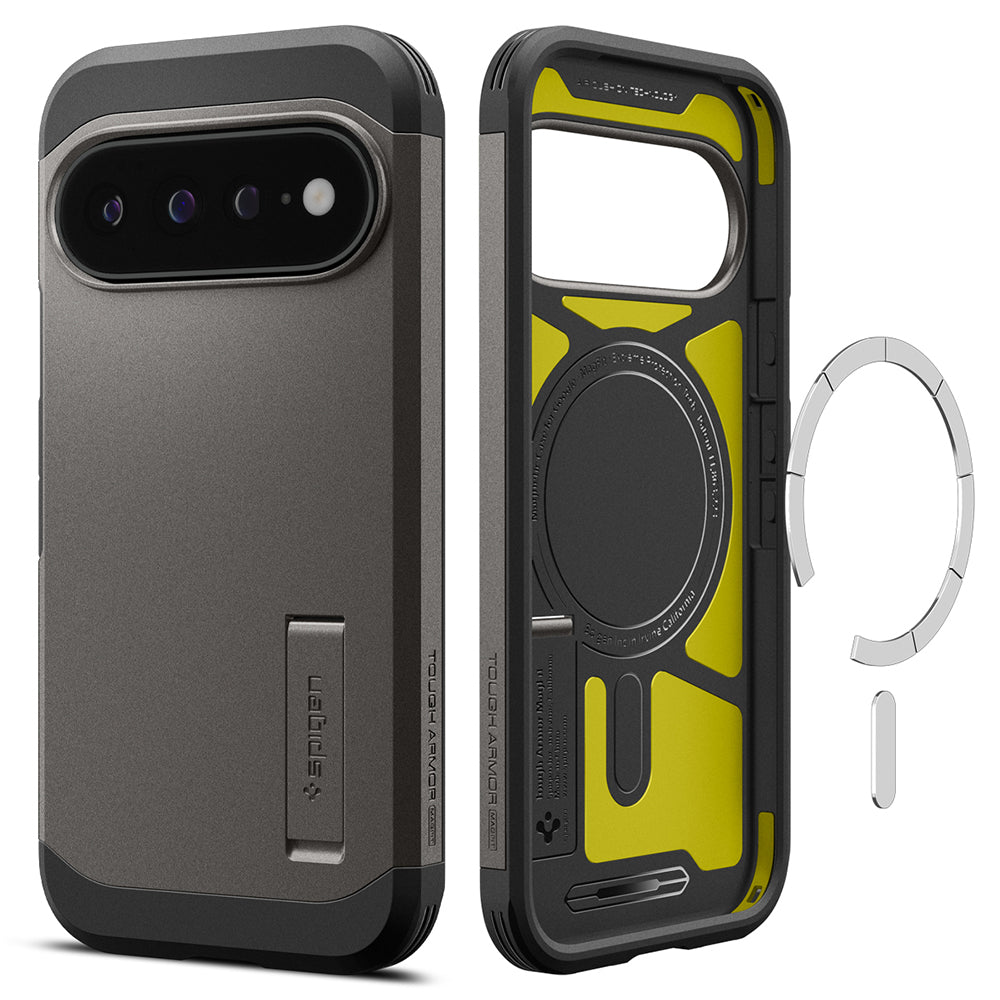 Husa de protectie Spigen Tough Armor compatibil cu Google Pixel 11 Pro XL, Gri