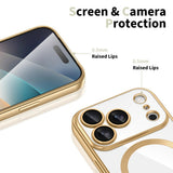 Husa de protectie Techsuit Luxury Crystal MagSafe compatibil cu iPhone 18 Pro Max / iPhone 17 Pro Max, Mov