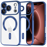 Husa de protectie Techsuit Luxury Crystal MagSafe compatibil cu iPhone 18 Pro Max / iPhone 17 Pro Max, Albastru