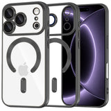 Husa de protectie Techsuit Luxury Crystal MagSafe compatibil cu iPhone 18 Pro / iPhone 17 Pro, Negru