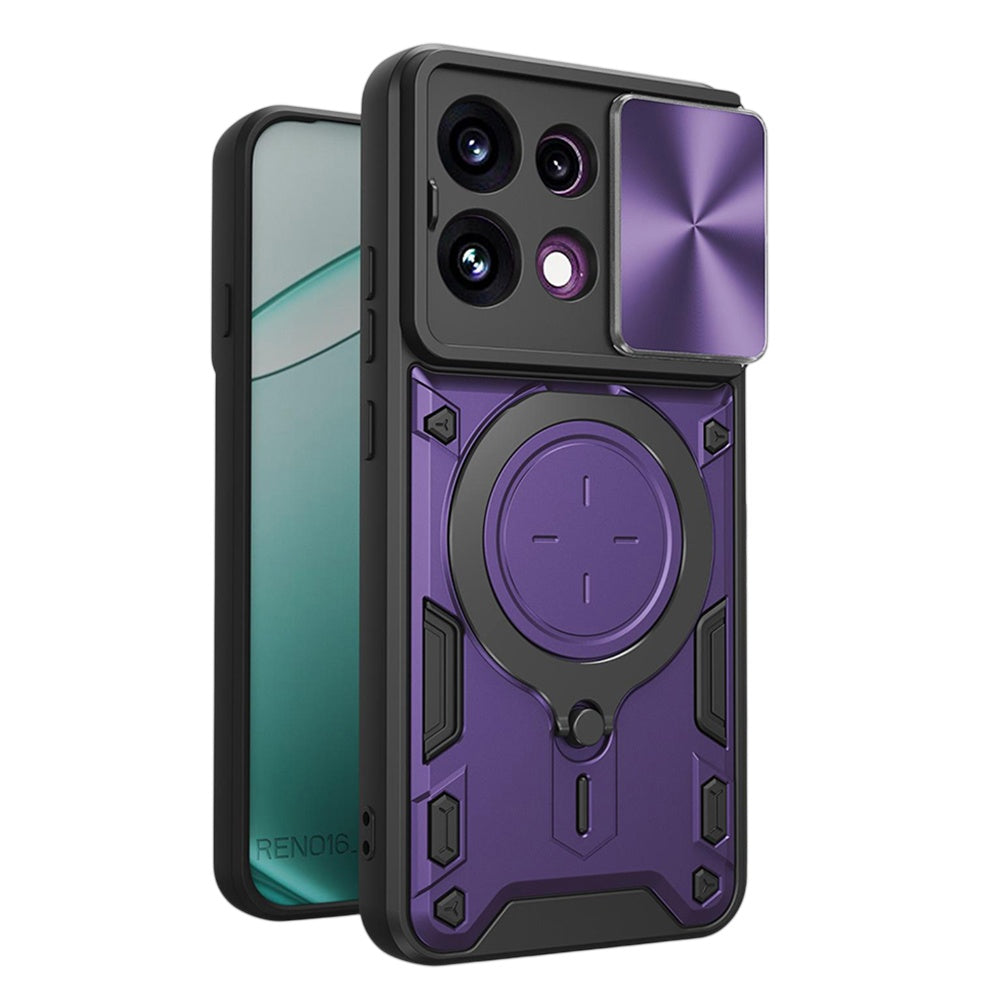 Husa de protectie Techsuit CamGuard Pro compatibil cu Oppo Reno16 F / Reno16 FS, Mov