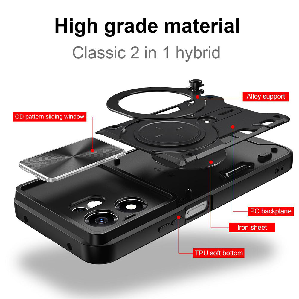 Husa de protectie Techsuit CamGuard Pro compatibil cu Honor 600 Smart, Albastru