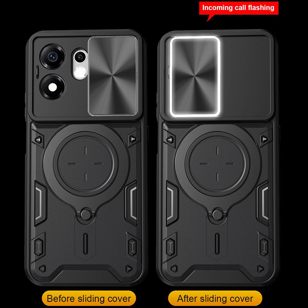 Husa de protectie Techsuit CamGuard Pro compatibil cu Honor 600 Smart, Albastru