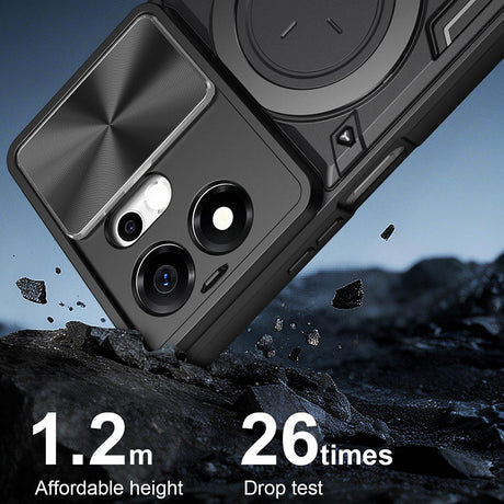 Husa de protectie Techsuit CamGuard Pro compatibil cu Honor 600 Smart, Albastru