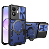 Husa de protectie Techsuit CamGuard Pro compatibil cu Honor 600 Smart, Albastru
