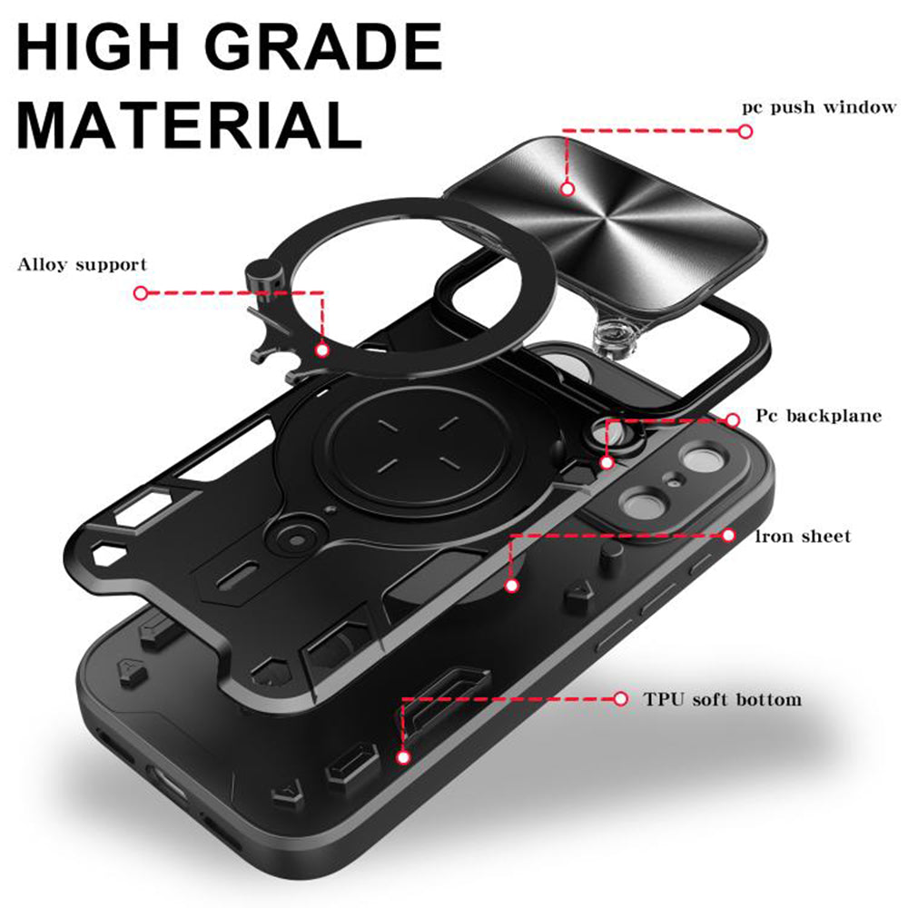 Husa de protectie Techsuit CamGuard Pro compatibil cu iPhone 18 Pro Max / iPhone 17 Pro Max, Roz Auriu