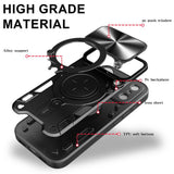 Husa de protectie Techsuit CamGuard Pro compatibil cu iPhone 18 Pro Max / iPhone 17 Pro Max, Roșu