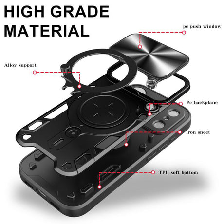 Husa de protectie Techsuit CamGuard Pro compatibil cu iPhone 18 Pro Max / iPhone 17 Pro Max, Roșu