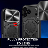 Husa de protectie Techsuit CamGuard Pro compatibil cu iPhone 18 Pro / iPhone 17 Pro, Roșu